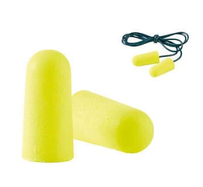 Ear Soft Yellow Neon Disposable EArplugs