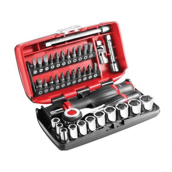 Facom R.360NANO Socket Set of 38 Metric 1/4in Drive