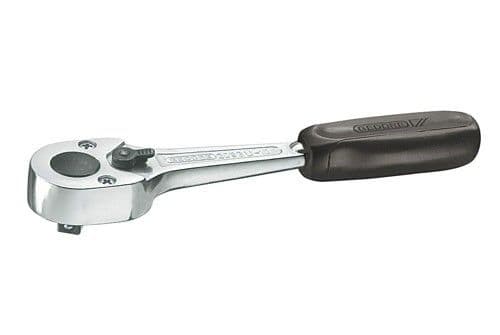 Gedore Reversible Ratchet 1/4" 127 mm With Lever Change And Centre Locking