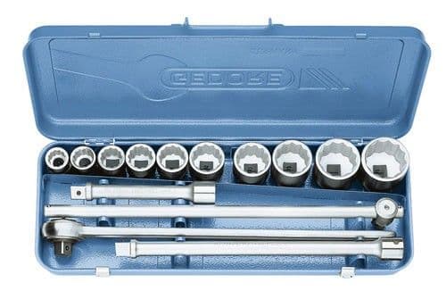 Gedore Socket Set 3/4" 14 Pcs Ud 15/16-2