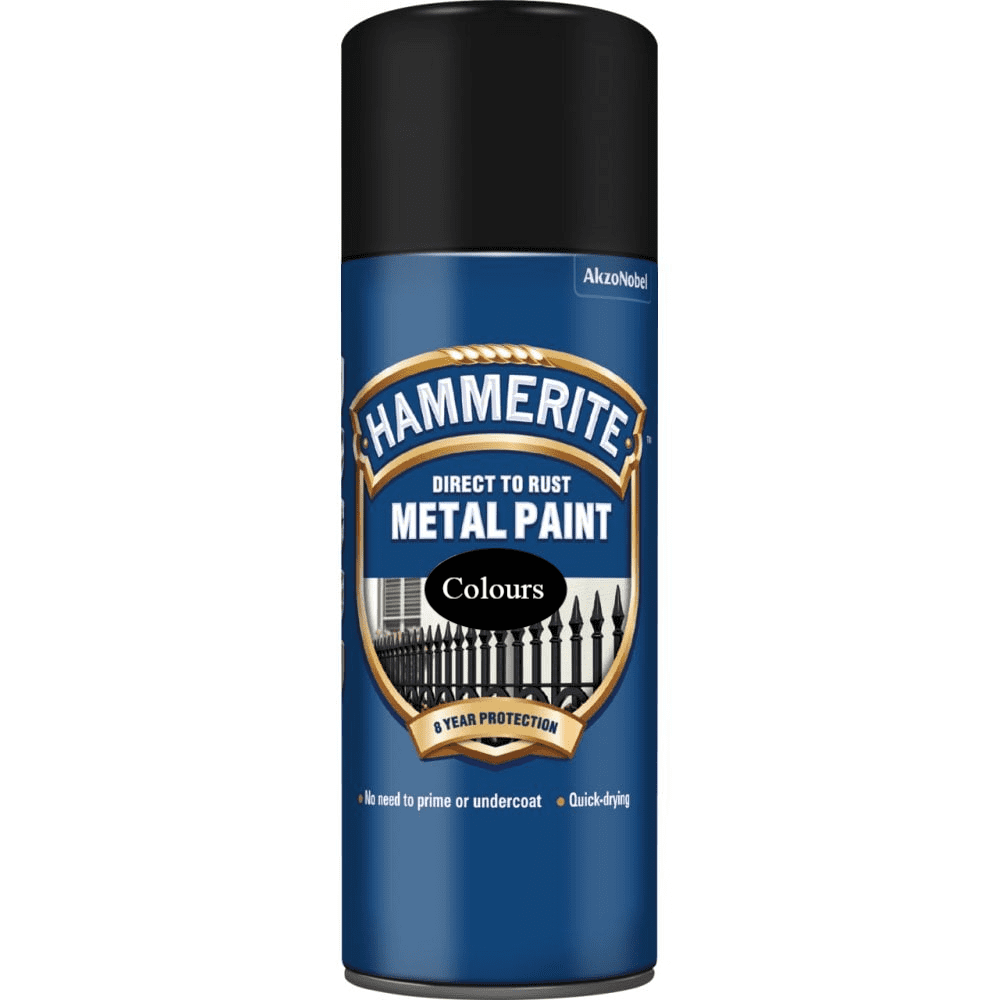 Hammerite Direct To Rust Metal Paint Smooth Finish Aerosol 400ml