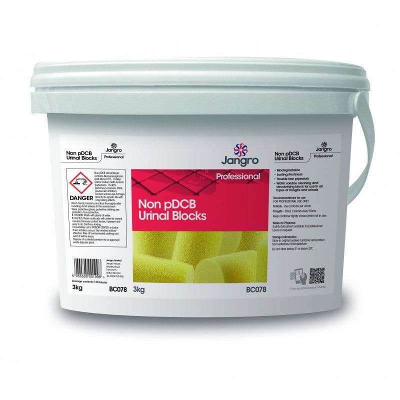 Jangro Non pDCB Urinal Blocks 3Kg