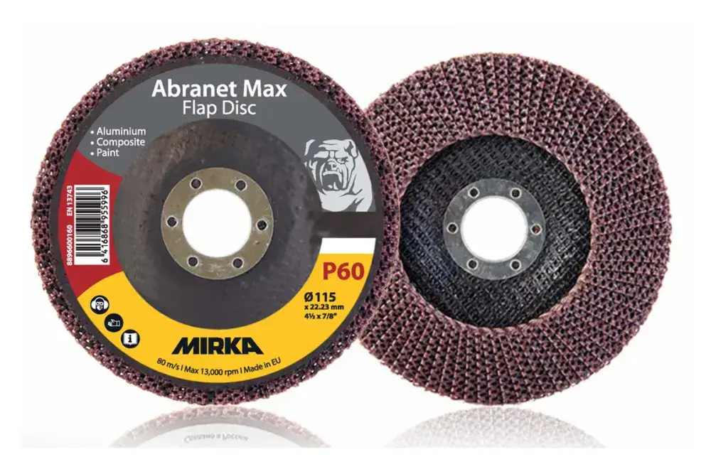 Mirka Abranet Max Flap Disc 115 x 22.23mm pack of 10