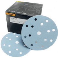 Mirka Basecut 150mm velcro sanding disc 15 hole Box of 100