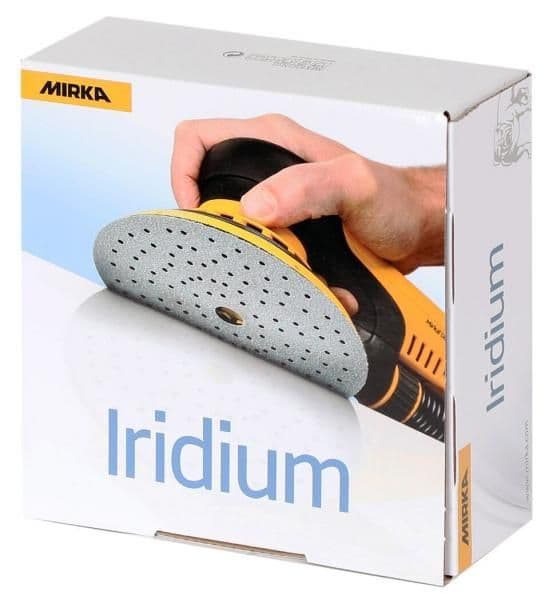 Mirka Iridium Grip Discs 150mm 121 hole (box of 100)