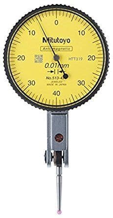 Mitutoyo 513-474E Dial Test Indicator 8/ 01mm with Ruby Tip