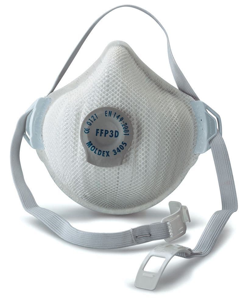 Moldex 3405 Air Plus Reusable Mask FFP3 Ventex-Valved
