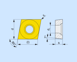 Pramet Turning Insert CCMT T9325 (pack of 10)