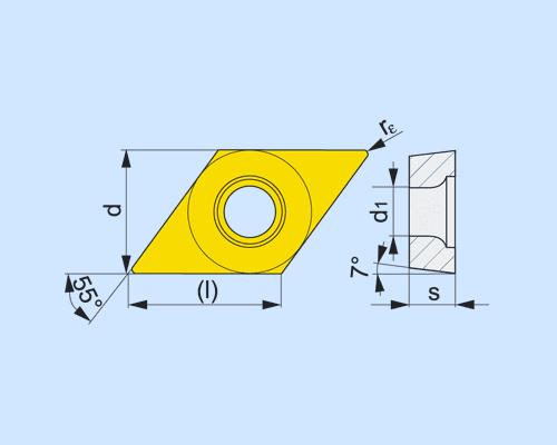Pramet Turning Insert DCMT T9325 (pack of 10)