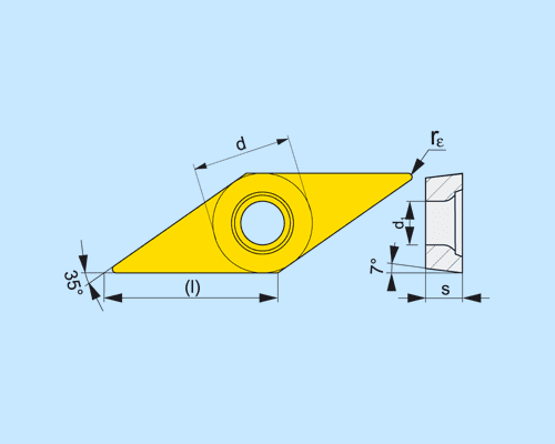 Pramet Turning Insert VCMT T9325 (pack of 10)