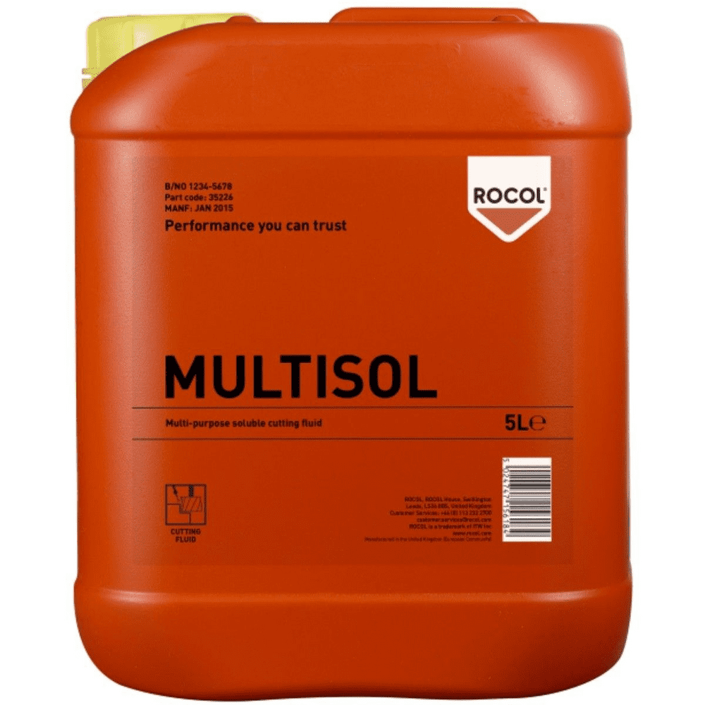 Rocol Multisol 5L Water Mix Cutting Fluid