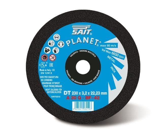SAIT PLANET DT A 30 Q Depressed Cutting Disc 230 x 3.2 x 22.23mm (5 Discs)
