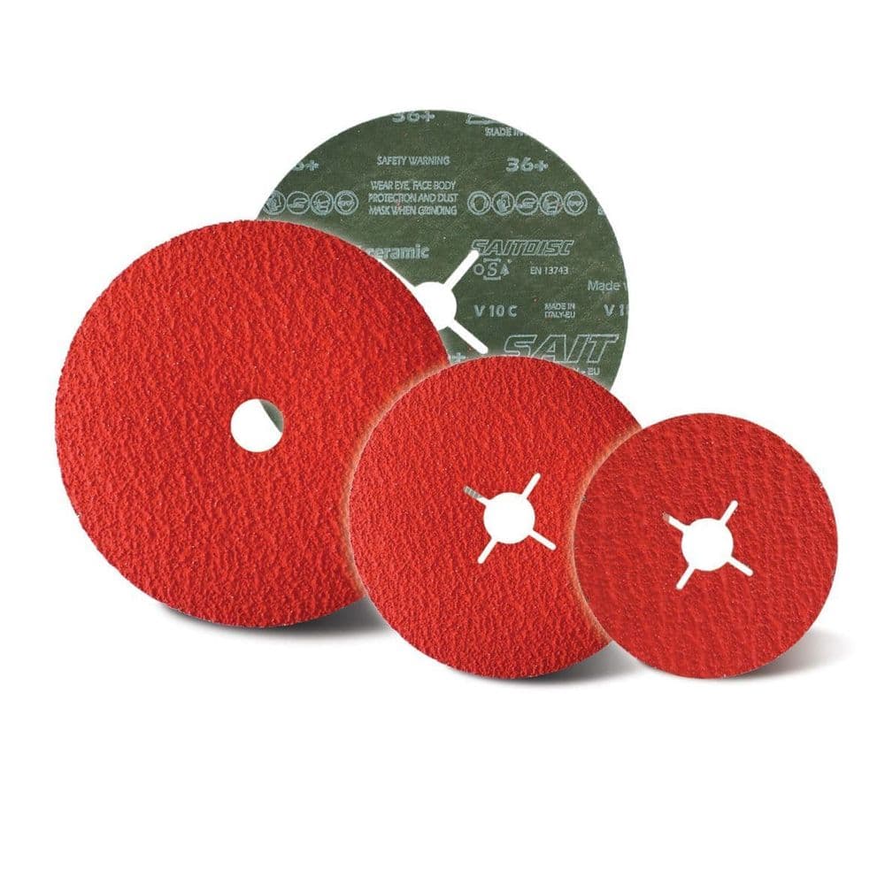 SAIT POWERMAX-D 9.3 Ceramic 4 Slot 115mm Discs (100 Discs)