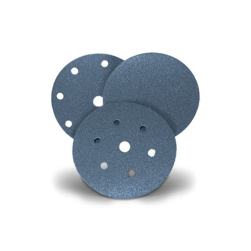 SAIT SAITAC D-VEL Z-F 150mm Plain Sanding Discs Box of 50