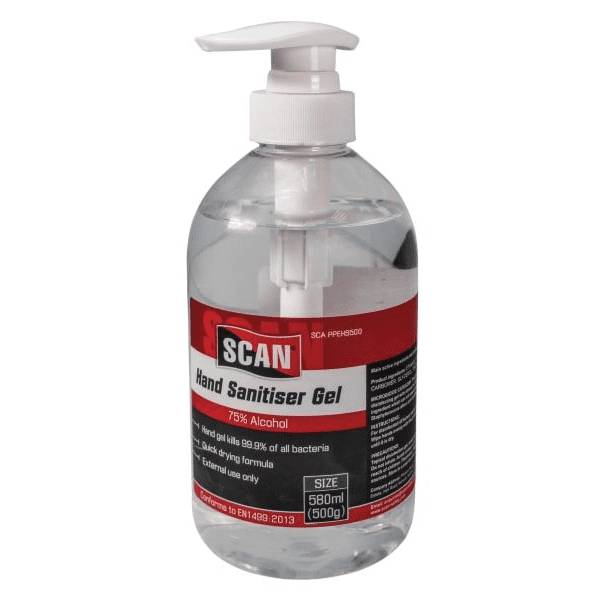 Scan Hand Sanitiser Gel 580ml
