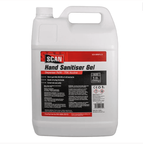 Scan Hand Sanitiser Gel Dispenser Refill 5.8L