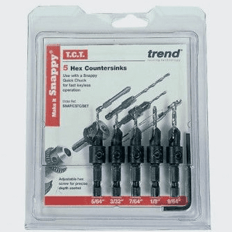 Trend Snappy 5 piece TCT Countersink Set