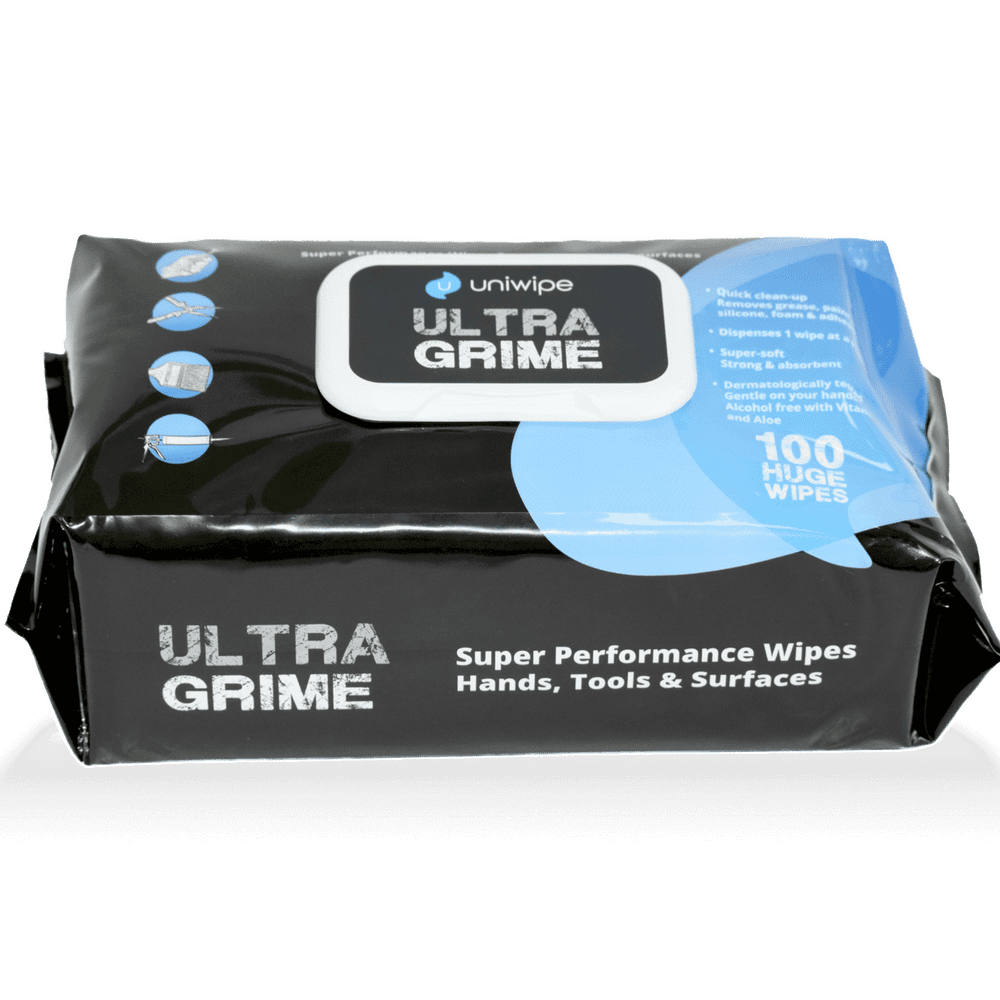 Uniwipe Ultragrime Huge Industrial Wipes Pk100