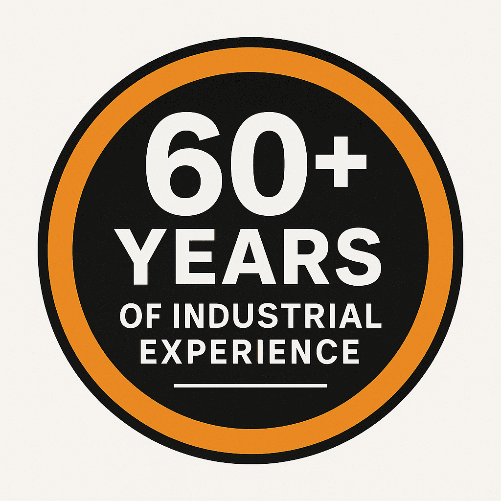 60+ Years of Industrial Experience