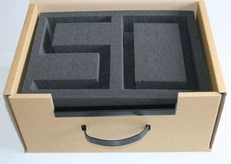 3 x Pick n Pluck Foam inserts and corrugated carry case / box