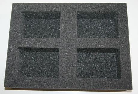 4 Compartment Case Tray Insert - 360mm x 265mm x 60mm
