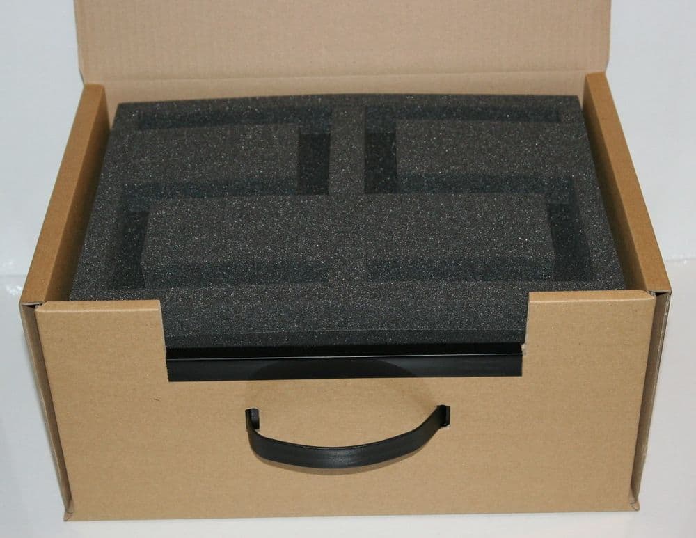 5 x Pick n Pluck Foam inserts and corrugated carry case / box