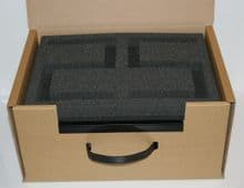 5 x Pick n Pluck Foam inserts and corrugated carry case / box