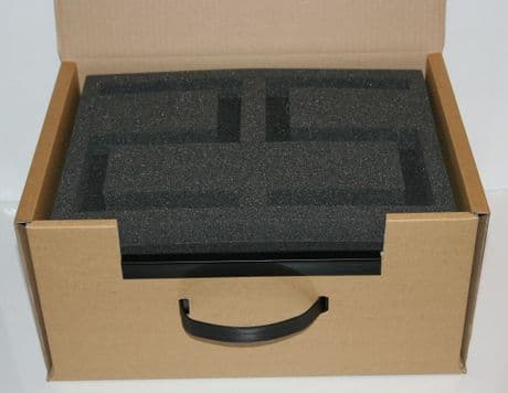 5 x Pick n Pluck Foam inserts and corrugated carry case / box