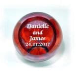 Caithness Personalised Paperweight, Love Hearts ref CGLHP