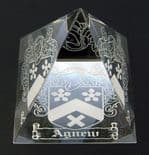 Coat of Arms, Family Crest & Clan Badge Gifts in Glass & Crystal