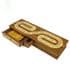 Cribbage Set with Cards, PERSONALISED 2 Track, ref CR2T