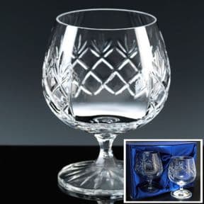 Crystal Brandy Glass Personalised, SBGB