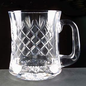 Crystal One Pint  Personalised Waisted Tankard ref CCWT
