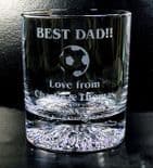 Crystal Whiskey Glass Personalised Engraved, ref CW02