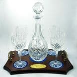 Crystal Wine Decanter Presentation Set on Personalised Tray, ref CWDS