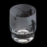 Dartington Crystal Aspects Fishing Whisky Tumbler, Personalised, ref DAWF