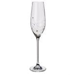 Dartington Crystal Glitz Champagne Glass, PERSONALISED ref DGFS