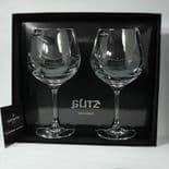 Dartington Crystal Glitz Copa Gin & Tonic Glasses PAIR, PERSONALISED ref DGCP