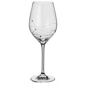 Dartington Crystal Glitz Wine Glass, PERSONALISED ref DGWS
