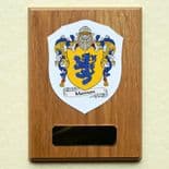 Family Crest Coat of Arms Shield Plaque PERSONALISED, ref FCRP