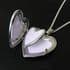 Family Locket (heart) for 4 photos, Silver, personalised ref. FHL1