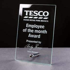 Flat Glass Award, Personalised, ref FGA1