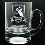 Glass Golf Award Tankard, PERSONALISED ref GAT1