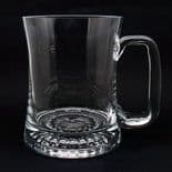 Glass Waisted Tankard PERSONALISED ENGRAVED ref GWT1