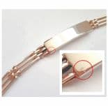 Ladies Silver Identity Bracelet, Seconds, ref. LIDS