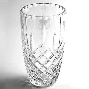 Lead Crystal Barrel Vase Personalised Engraved, ref CV01