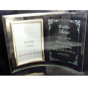 Memorial Photo Frame PERSONALISED ref PFM