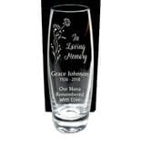 Memorial Vase Personalised Engraved, ref GMV1