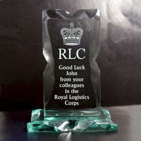 Military Crest Award PERSONALISED Forces Emblem ref MAG1