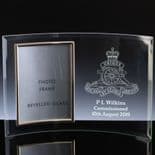 Military Emblem Personalised Glass Photo Frame MEPF